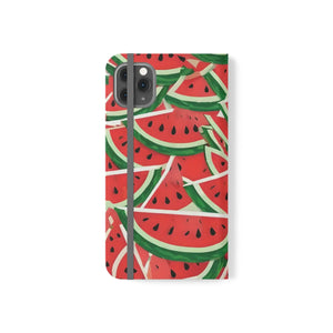 Watermelon Abstract Pattern Samsung Galaxy Flip Cases - Dipaliz - Mobile Phone