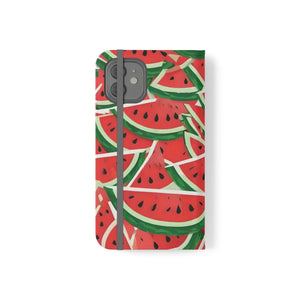 Watermelon Abstract Pattern Samsung Galaxy Flip Cases - Dipaliz - Mobile Phone