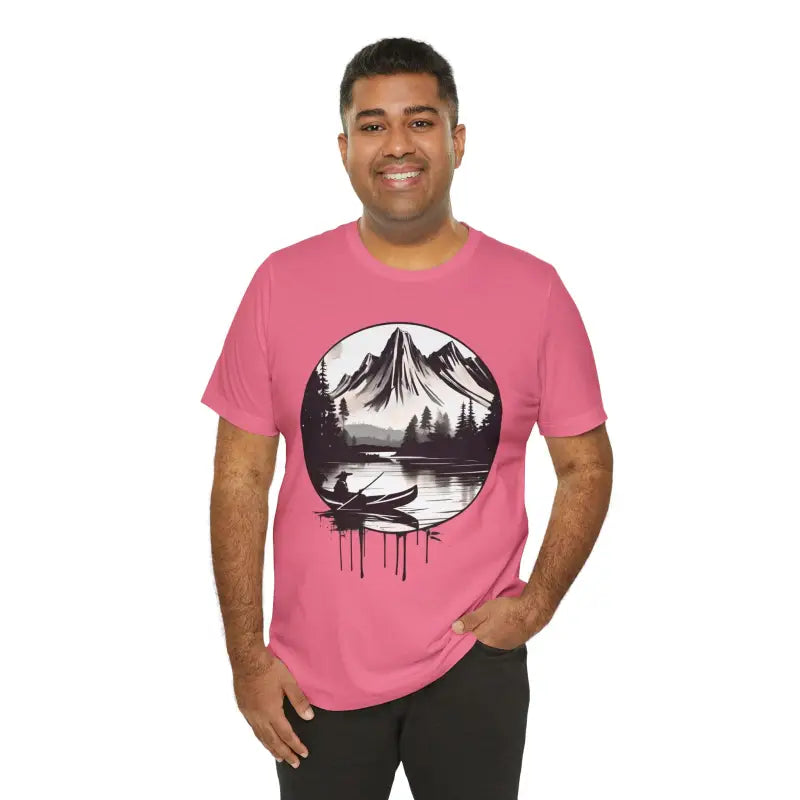 Samurai Canoeing Cotton T-shirt for Thrill-seekers - Charity Pink / s T-shirt