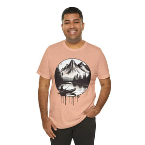 Samurai Canoeing Cotton T-shirt Jersey Short Sleeve - Dipaliz - Heather Peach / s - T-shirts