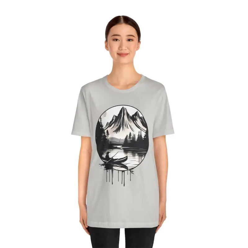 Samurai Canoeing Cotton T-shirt for Thrill-seekers - T-shirt