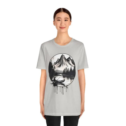 Samurai Canoeing Cotton T-shirt for Thrill-seekers - T-shirt