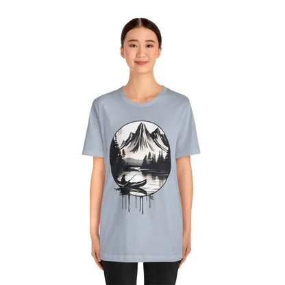 Samurai Canoeing Cotton T-shirt for Thrill-seekers - T-shirt