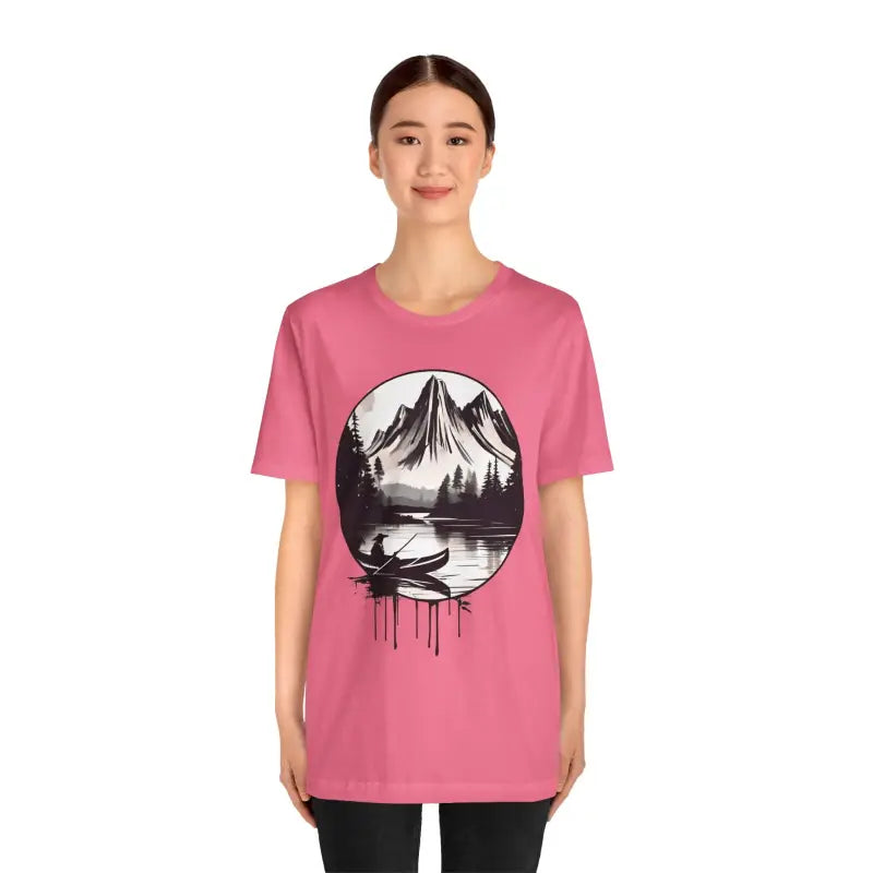 Samurai Canoeing Cotton T-shirt for Thrill-seekers - T-shirt