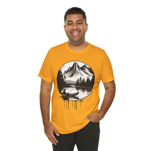 Bold Samurai Canoeing Cotton T-shirt Jersey Short Sleeve - Dipaliz - T-shirts