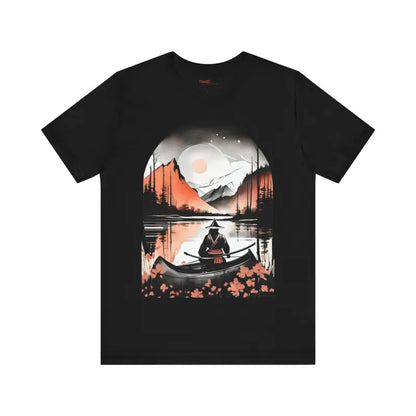 Samurai Rowing Sunset Unisex Jersey Short Sleeve Tee - T-shirt