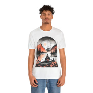 Samurai Rowing Unisex Jersey Short Sleeve Sunset Tee - Dipaliz - White / s - T-shirts