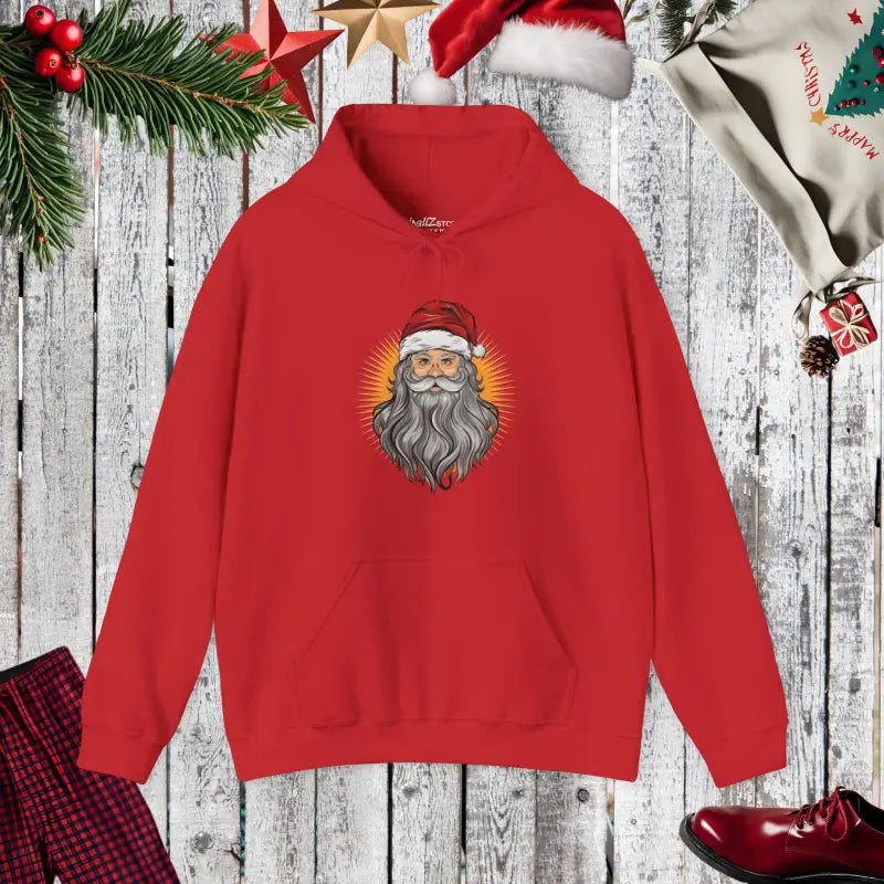 Cozy Santa Unisex Heavy Blend™ Hooded Sweatshirt - Red / s Hoodie