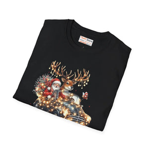 Jolly Santa Claus Christmas Tee - Cotton Holiday - Dipaliz - T-shirts - s