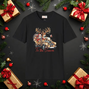 Jolly Santa Claus Christmas Tee - Cotton Holiday - Dipaliz - T-shirts - s