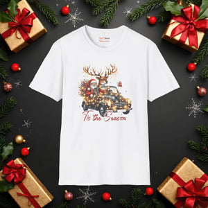 Jolly Santa Claus Christmas Tee - Cotton Holiday - Dipaliz - T-shirts - s