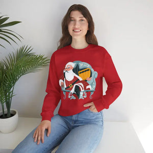 Cozy Santa Unisex Heavy Blend Crewneck Sweatshirt - Dipaliz - Sweatshirts