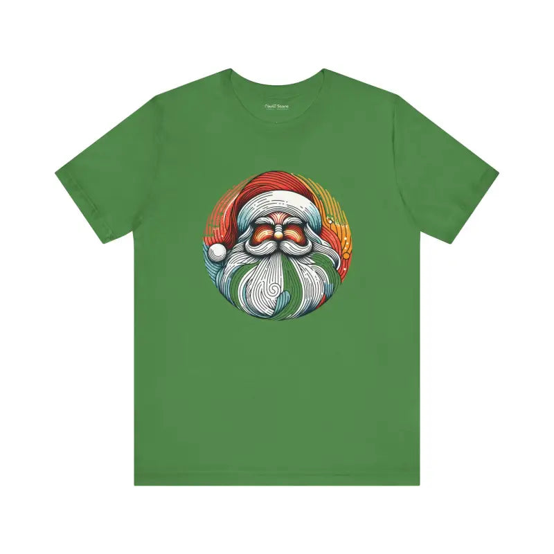 Deck the Halls in a Cozy Santa Unisex Jersey Short Sleeve Tee - Leaf / s T-shirt