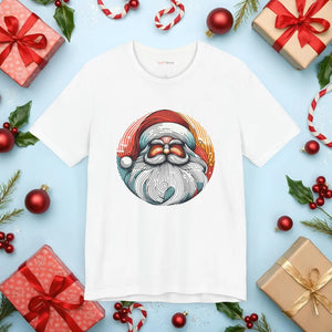 Cozy Santa Unisex Jersey Short Sleeve Christmas Tee - Dipaliz - T-shirts