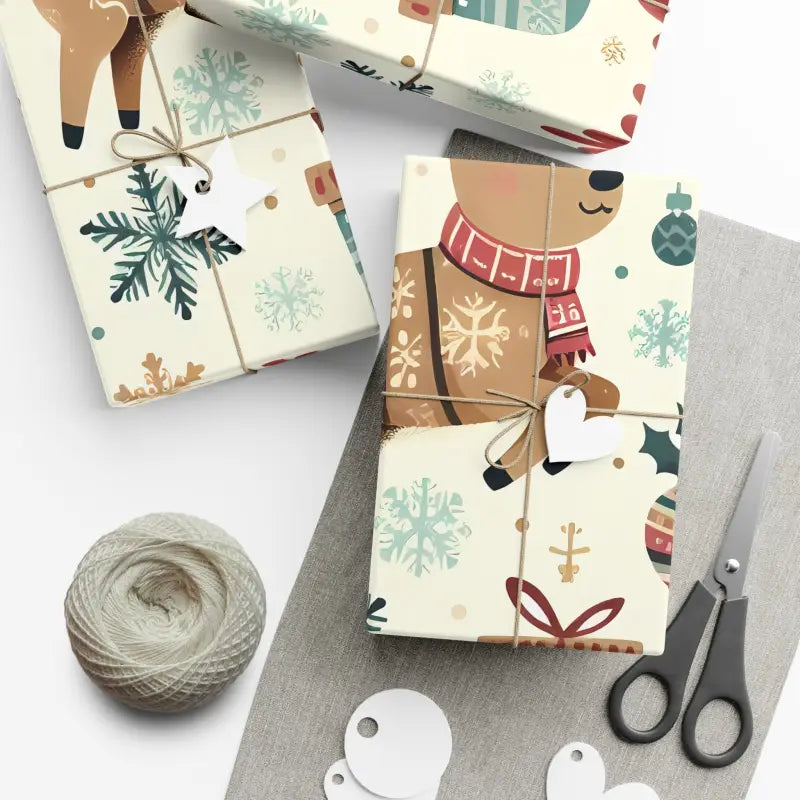 Unwrap Magic: Festive Santa Gift Wrap for Holiday Joy - Home Decor