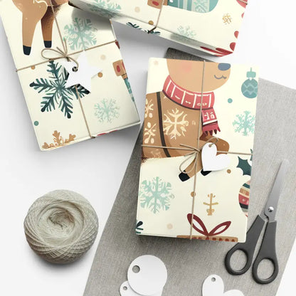 Unwrap Magic: Festive Santa Gift Wrap for Holiday Joy - Home Decor