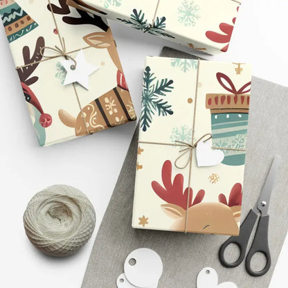 Unwrap Magic: Festive Santa Gift Wrap for Holiday Joy - Home Decor