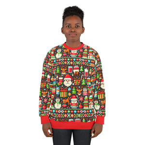 Cozy Santa Ugly Sweater Unisex Sweatshirt - Christmas - Dipaliz - Sweatshirts