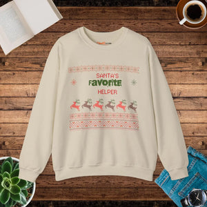 Festive Heavy Blend Crewneck - Christmas Cheer - Dipaliz - Sweatshirts