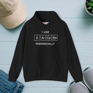 Sarcastic Science Hoodie with Kangaroo Pouch Pocket - Dipaliz - s / Black - Hoodies