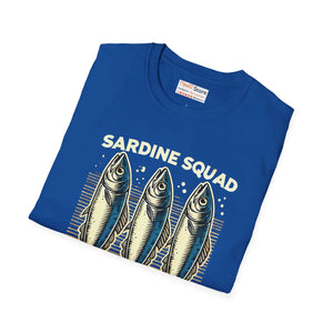 Sardine Squad Unisex Softstyle Tee Cotton Comfort Dipaliz - T-shirts