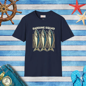 Sardine Squad Unisex Softstyle Tee Cotton Comfort Dipaliz - T-shirts