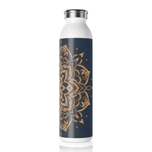 Slim Water Bottle - Trendy Fashion Hydration Style - Dipaliz - 20oz / White - Bottles