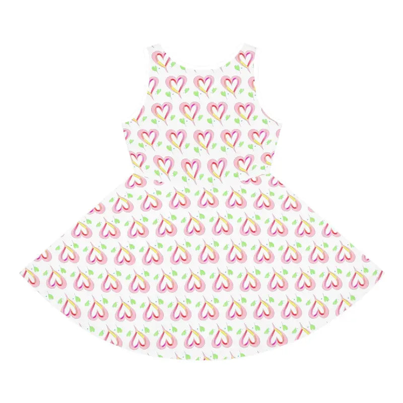 Turn Heads in a Sassy Pink Hearts Sleeveless Sundress - All Over Prints