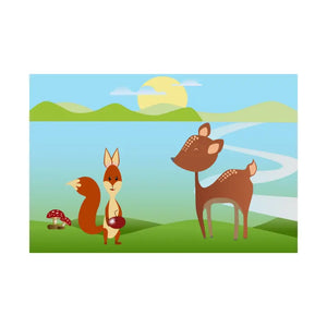 Cartoon Animal Satin Posters Premium 210gsm Quality Art - Dipaliz - Prints & Visual Artwork