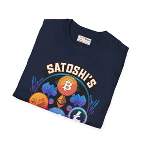 Satoshi Dream Team Unisex Tee Crypto Vibes Cotton - Dipaliz - T-shirts