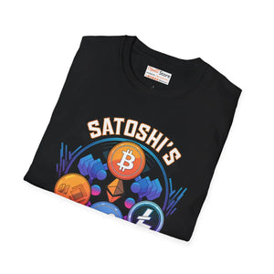 Satoshi Dream Team Unisex Tee Crypto Vibes Cotton - Dipaliz - T-shirts