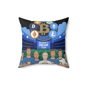 Dream Team Spun Polyester Square Pillow Bold Comfort - Dipaliz - 16’’ × - Throw Pillows