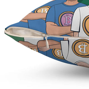 Dream Team Spun Polyester Square Pillow Bold Comfort - Dipaliz - Throw Pillows