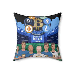 Dream Team Spun Polyester Square Pillow Bold Comfort - Dipaliz - 18’’ × - Throw Pillows