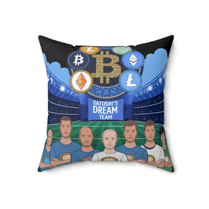 Dream Team Spun Polyester Square Pillow Bold Comfort - Dipaliz - Throw Pillows