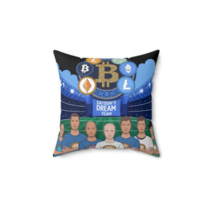 Dream Team Spun Polyester Square Pillow Bold Comfort - Dipaliz - 14’’ × - Throw Pillows