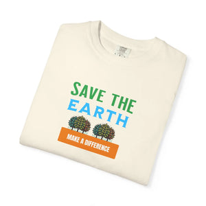 Soft Cotton Save the Earth Tee - Eco-friendly Gifts - Dipaliz - T-shirts
