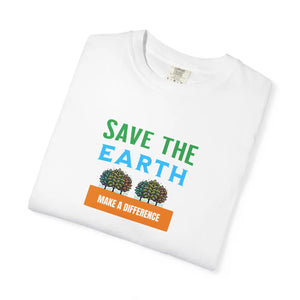 Soft Cotton Save the Earth Tee - Eco-friendly Gifts - Dipaliz - T-shirts