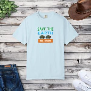 Soft Cotton Save the Earth Tee - Eco-friendly Gifts - Dipaliz - T-shirts