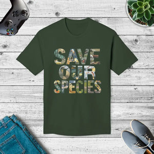 Earth Day T-shirt - Save our Planet Bold Style - Dipaliz - Hunter Green / s - T-shirts