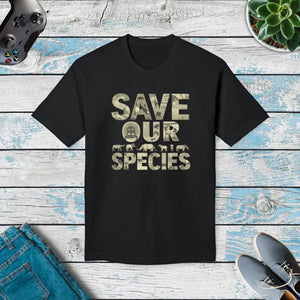 Save our Species Earth Day T-shirt - Vibrant Eco Tee - Dipaliz - Black / s - T-shirts
