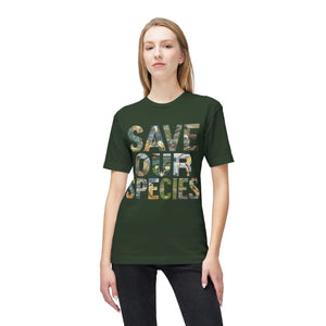 Bold Earth Day T-shirt - Save our Planet Cotton - Dipaliz - T-shirts - m
