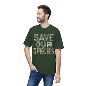 Bold Earth Day T-shirt - Save our Planet Cotton - Dipaliz - T-shirts - m