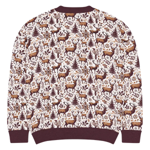 Scandinavian Knitted Crew - Cozy Winter Sweater - Dipaliz - Sweaters