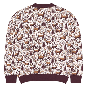 Scandinavian Knitted Crew - Cozy Winter Sweater - Dipaliz - Sweaters