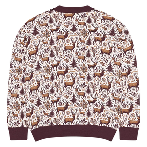 Scandinavian Knitted Crew - Cozy Winter Sweater - Dipaliz - Sweaters