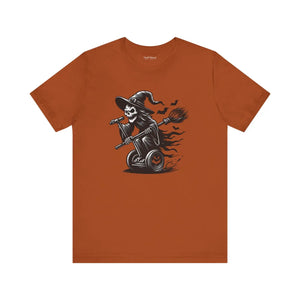 Scary Ghost Segway Jersey Short Sleeve Tee - Halloween Fun - Dipaliz - T-shirts