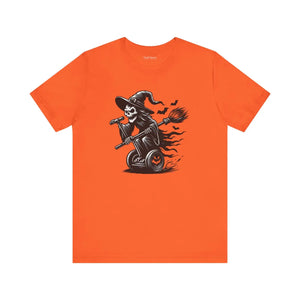 Scary Ghost Segway Jersey Short Sleeve Tee - Halloween Fun - Dipaliz - T-shirts