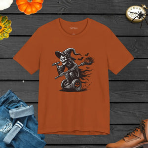 Scary Ghost Segway Jersey Short Sleeve Tee - Halloween Fun - Dipaliz - T-shirts