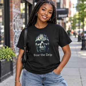 Dipaliz halloween mask heavy cotton tee spooky season - t-shirts